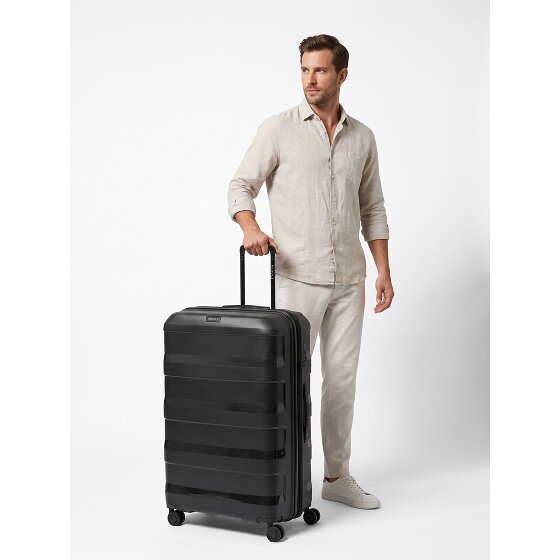 Redolz Pro PP 4 Rollen Trolley 77 cm mit Dehnfalte