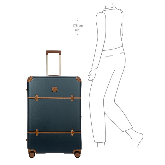 Bric's Bellagio 4 Rollen Trolley 82 cm mit Dehnfalte