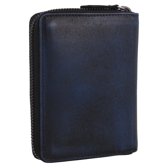 Greenburry Destressed Geldbörse RFID Schutz Leder 13 cm