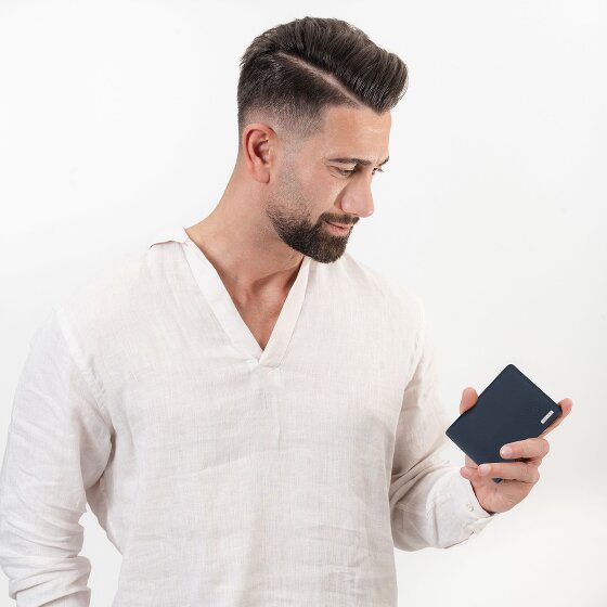 Redolz Leather Essentials QF kleine Geldbörse RFID Leder 10,5 cm