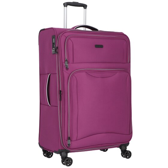 d&n Travel Line 9204 4 Rollen Trolley L 76 cm mit Dehnfalte
