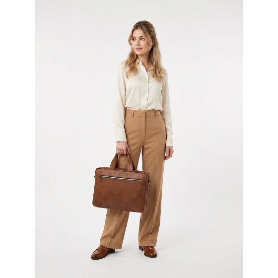 Plevier Jimmy Aktentasche Leder 31 cm Laptopfach