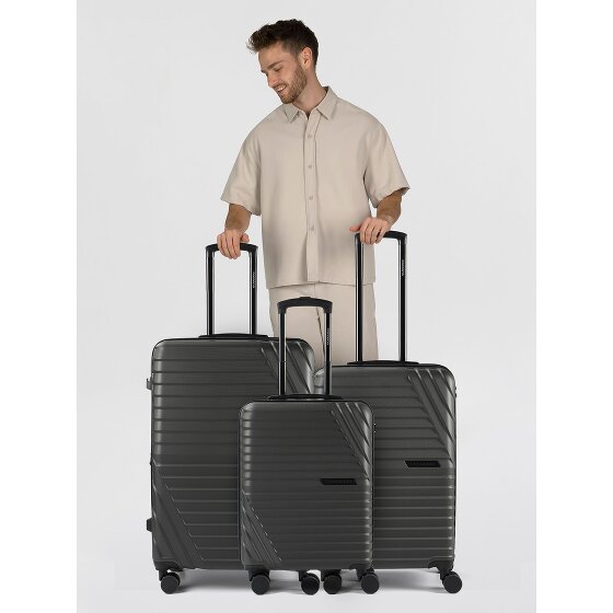 Cocoono Larnaka 4 Rollen Kofferset 3-teilig mit Dehnfalte