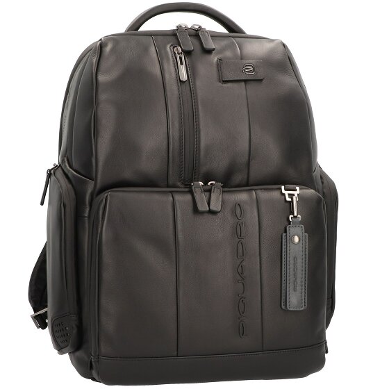 Piquadro Urban Business-Rucksack RFID Schutz Leder 44 cm Laptopfach