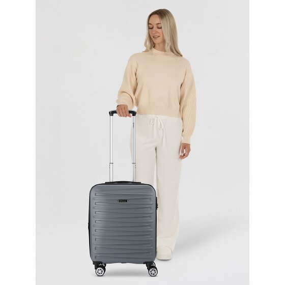 Benzi 5493 4 Rollen Kabinentrolley S 53 cm mit Dehnfalte