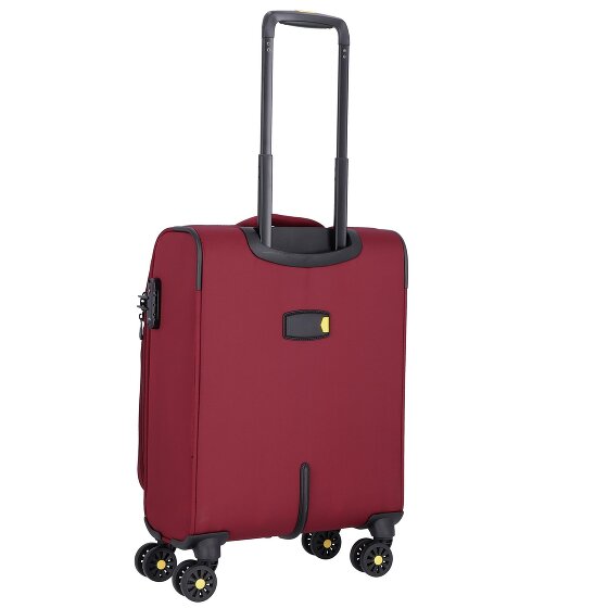 d&n Travel Line 9704 4 Rollen Kabinentrolley S 55 cm mit Dehnfalte