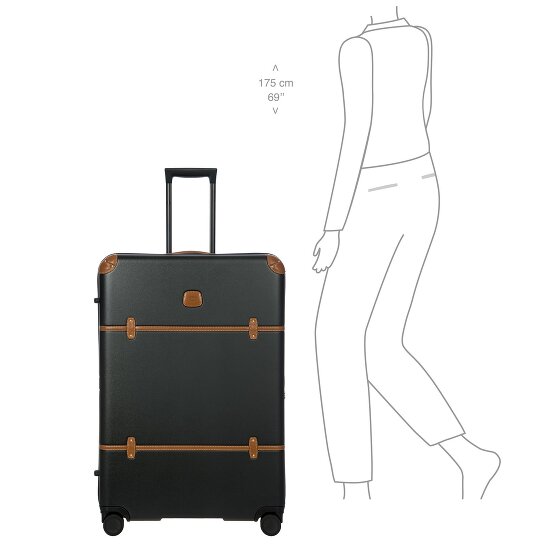 Bric's Bellagio 4 Rollen Trolley 82 cm mit Dehnfalte