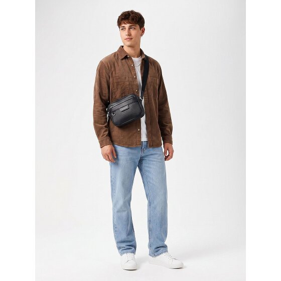 Lacoste Ossian Umhängetasche Leder 19 cm