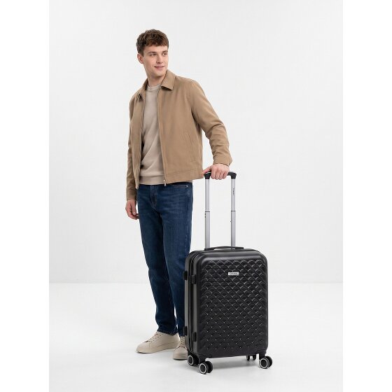 Benzi 5823 4 Rollen Kabinentrolley S 53 cm mit Dehnfalte