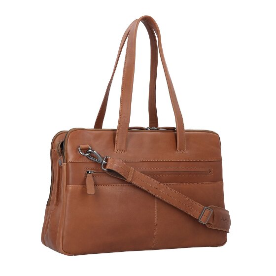 Plevier Hearst Aktentasche Leder 43 cm Laptopfach
