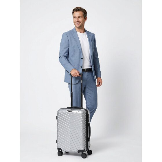 Redolz Essentials 18 4 Rollen Kabinentrolley 55 cm mit Dehnfalte