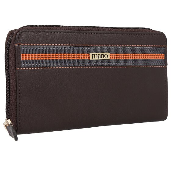 mano Don Leonardo Geldbörse RFID Leder 18 cm