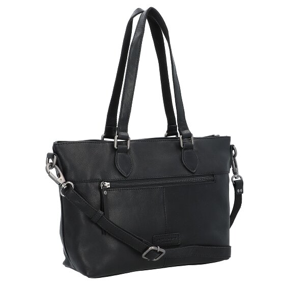 Jack Kinsky Schultertasche Leder 27 cm
