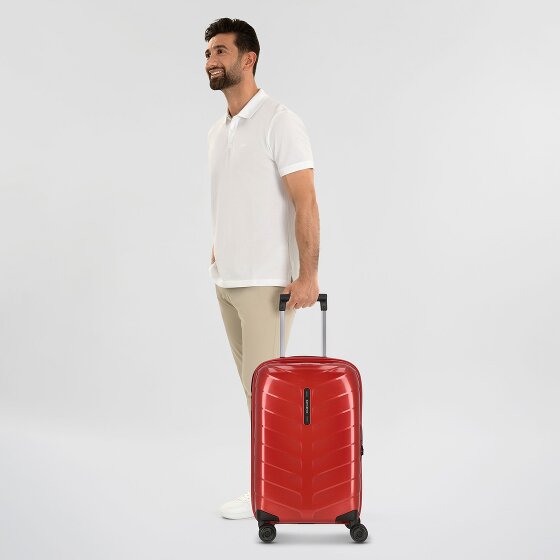 Samsonite Attrix 4 Rollen Kabinentrolley 55 cm mit Dehnfalte