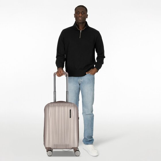 Polestream Moonrock 4 Rollen Kabinentrolley S 55 cm mit Dehnfalte