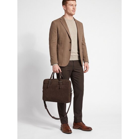 Castelijn & Beerens Nubuck Aktentasche Leder 41 cm Laptopfach