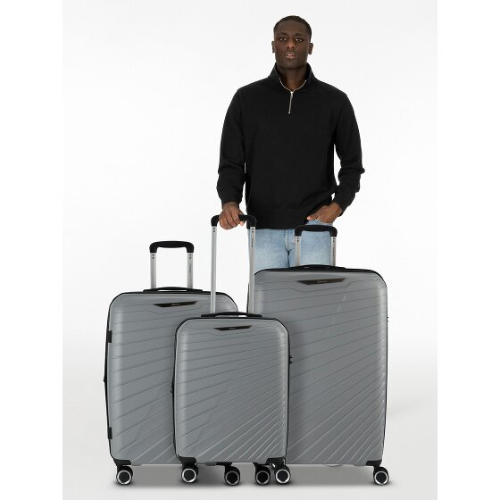 Benzi 5808 4 Rollen Kofferset 3-teilig mit Dehnfalte