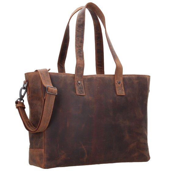 Plevier Shopper Tasche Leder 41 cm Laptopfach