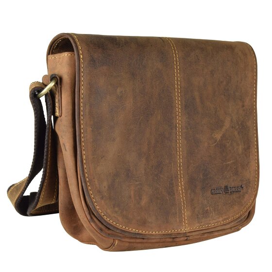 Greenburry Vintage Umhängetasche Leder 28 cm
