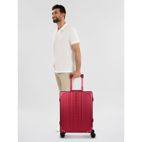 Aleon Traveler Domestic 4-Rollen Kabinentrolley Aluminium 55 cm