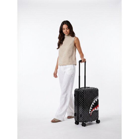 Sprayground Sharks In Paris 4 Rollen Kabinentrolley 54 cm