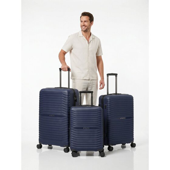 Stratic Shine 4 Rollen Kofferset 3-teilig mit Dehnfalte