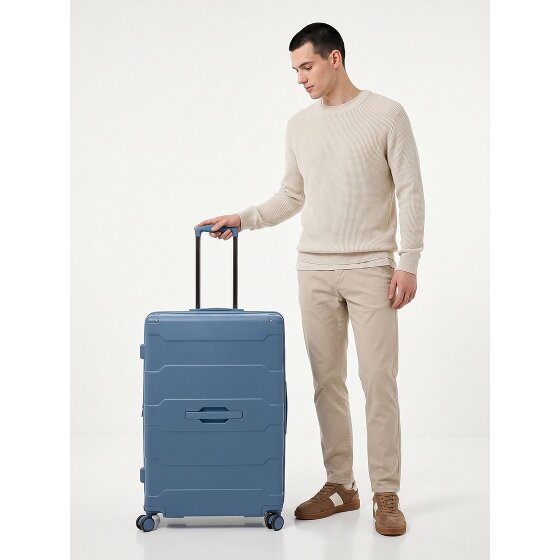 Heys ReNew 4 Rollen Trolley L 76 cm mit Dehnfalte