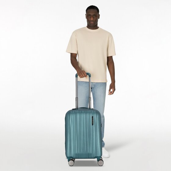 Polestream Moonrock 4 Rollen Kabinentrolley S 55 cm mit Dehnfalte