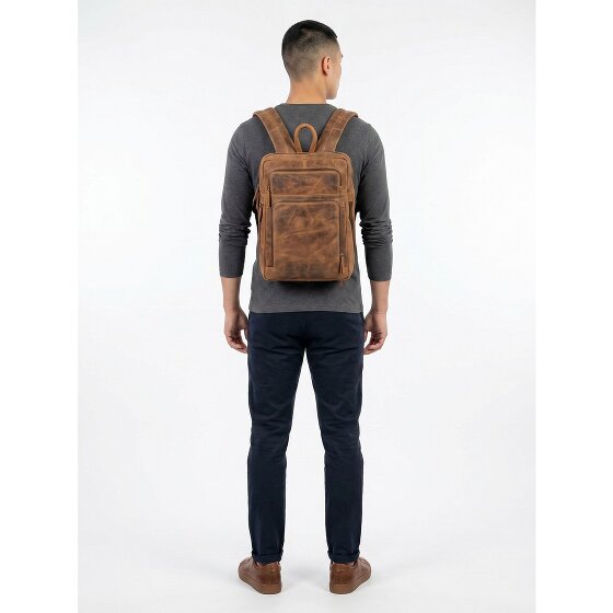 Greenburry Vintage Daypack Leder 44 cm Laptopfach