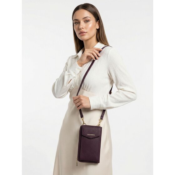 Lazarotti Bologna Leather Zip-Around Geldbörse Handytasche Leder 19 cm