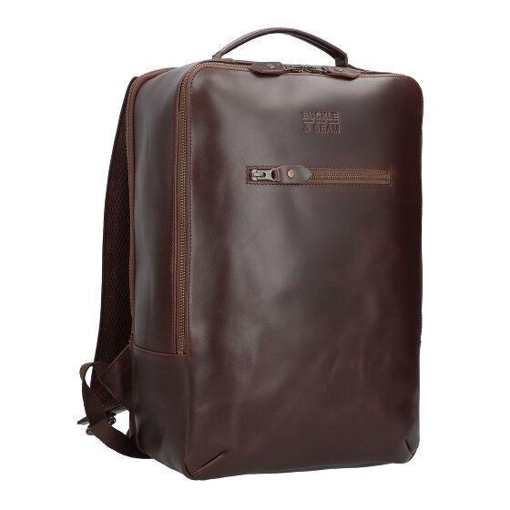 Buckle & Seam Leon Rucksack Leder 41 cm Laptopfach
