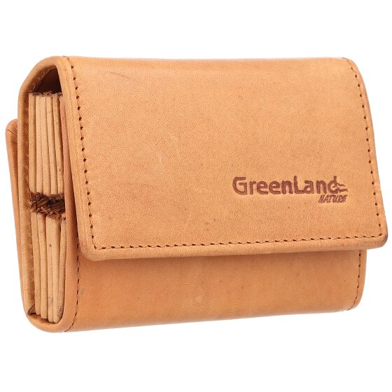 Greenland Nature Kreditkartenetui RFID Schutz Leder 10 cm