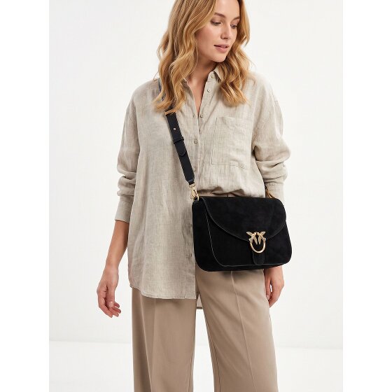 PINKO Love Satchel Classic Umhängetasche Leder 27 cm