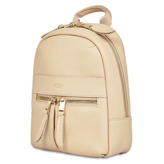 Knomo City Rucksack RFID Schutz Leder 20 cm