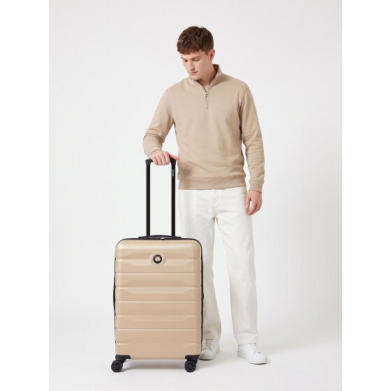 Delsey Paris Air Armour 4 Rollen Trolley 68 cm mit Dehnfalte