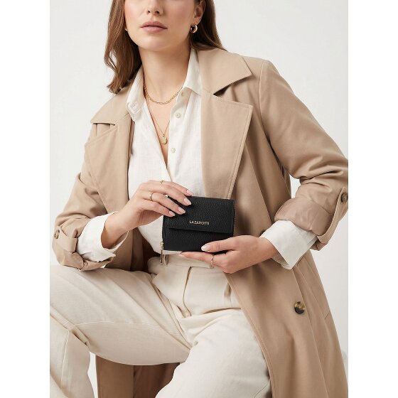 Lazarotti Bologna Leather Zip-Around Geldbörse Leder 12 cm