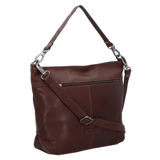 Jack Kinsky Schultertasche Leder 33 cm