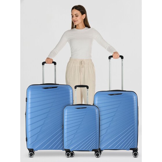 Benzi 5808 4 Rollen Kofferset 3-teilig mit Dehnfalte