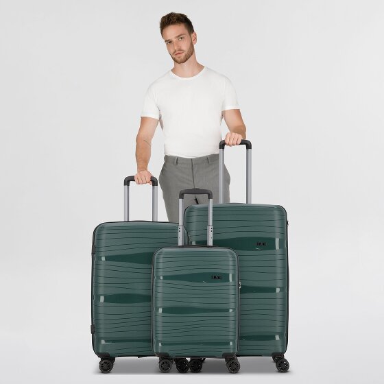 d&n Travel Line 4300 4 Rollen Kofferset 3-teilig