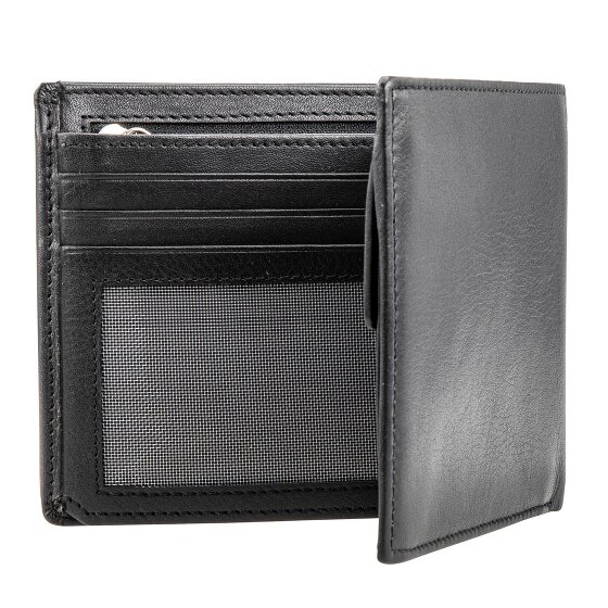 Maître F3 Gandolf Geldbörse RFID Schutz Leder 12 cm