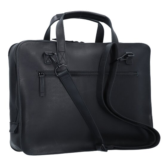 Jost Futura Aktentasche Leder 38 cm Laptopfach