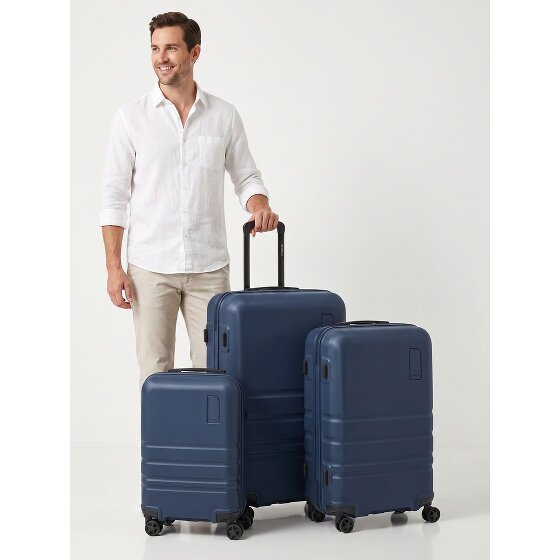 Redolz Pro ABS 4 Rollen Kofferset 3-teilig mit Dehnfalte