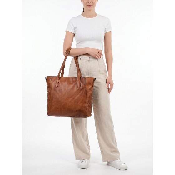 Greenburry Newport Schultertasche Leder 33 cm Laptopfach
