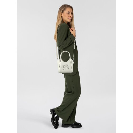 Karl Lagerfeld Autograph Handtasche Leder 26 cm