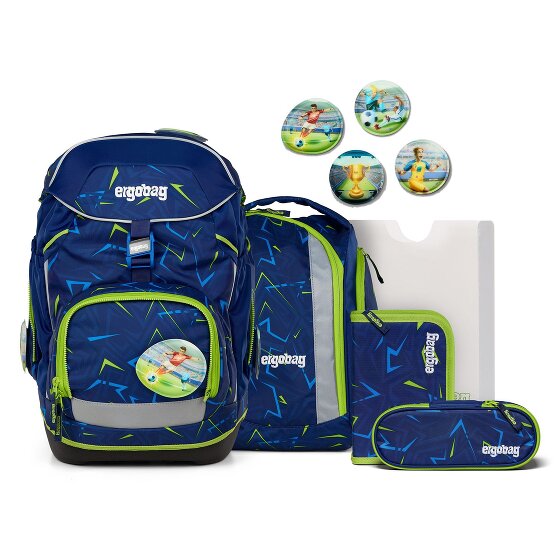Ergobag Pack Schulranzen-Set 6tlg. inkl. Klettie-Set