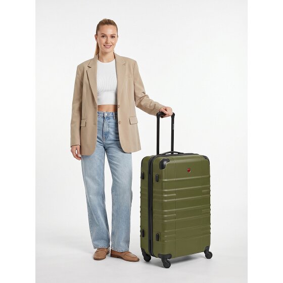 Wenger Amplar Evo 4 Rollen Trolley L 75 cm mit Dehnfalte