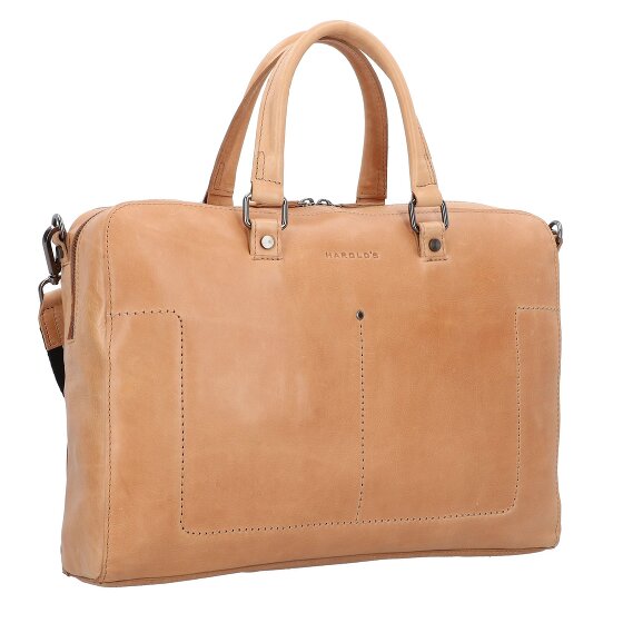 Harold's Caugio Aktentasche Leder 41 cm Laptopfach