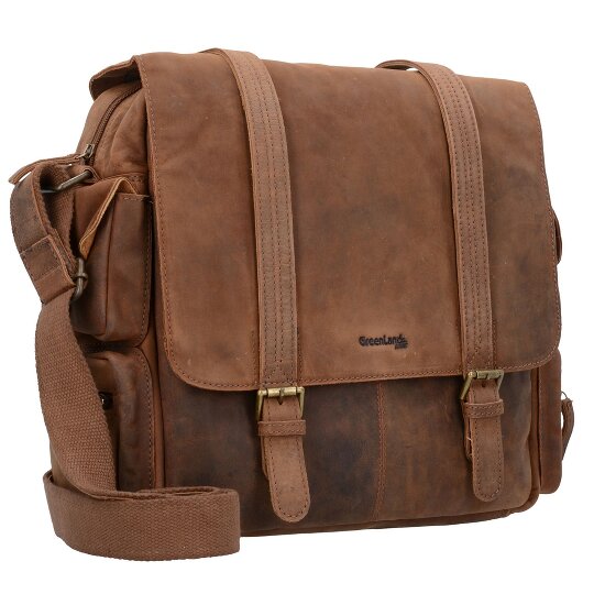 Greenland Nature Montenegro Messenger Leder 31 cm Laptopfach