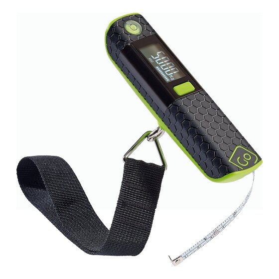 Go Travel Elektro + Elektronikgeräte Kofferwaage 12 cm mit Maßband und Wasserwaage