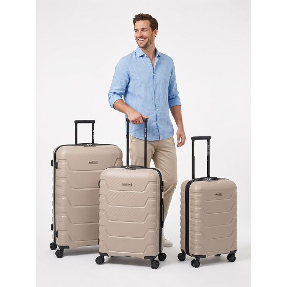 Smartbox Edition 01 4 Rollen Kofferset 3-teilig mit Dehnfalte